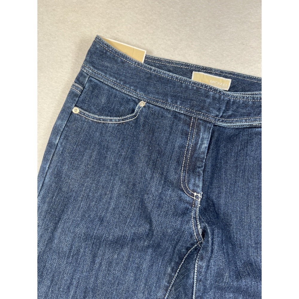 Michael Kors NWT Hollywood Nights Jeans Dark Stonewash Size 6 - Picture 4 of 13